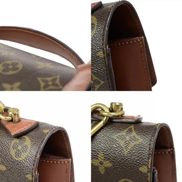 LOUIS VUITTON Monceau 28 2Way Shoulder Hand Bag Monogram Leather - Picture 13 of 16